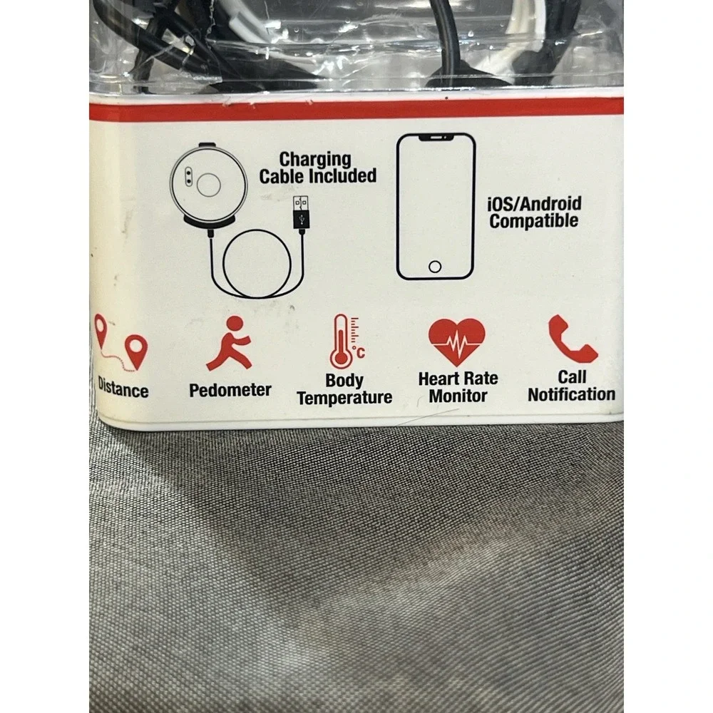 iTIME SMART WATCH MULTIFUNCTION CALL, MESSAGING, BLOOD PRESSURE, HEART (2416) - Picture 6 of 10
